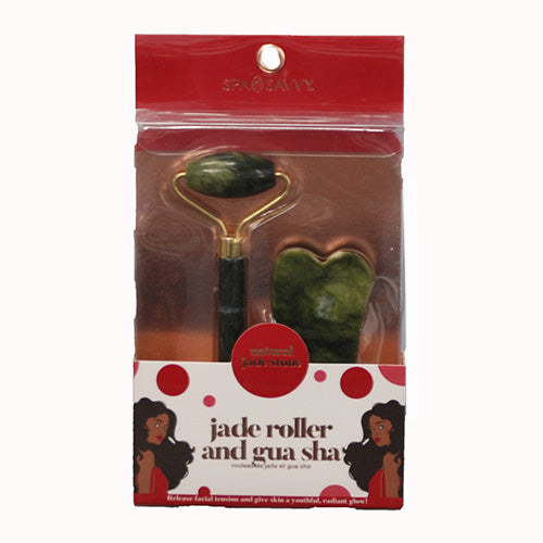 SPA SAVVY JADE ROLLER & GUA SHA NI