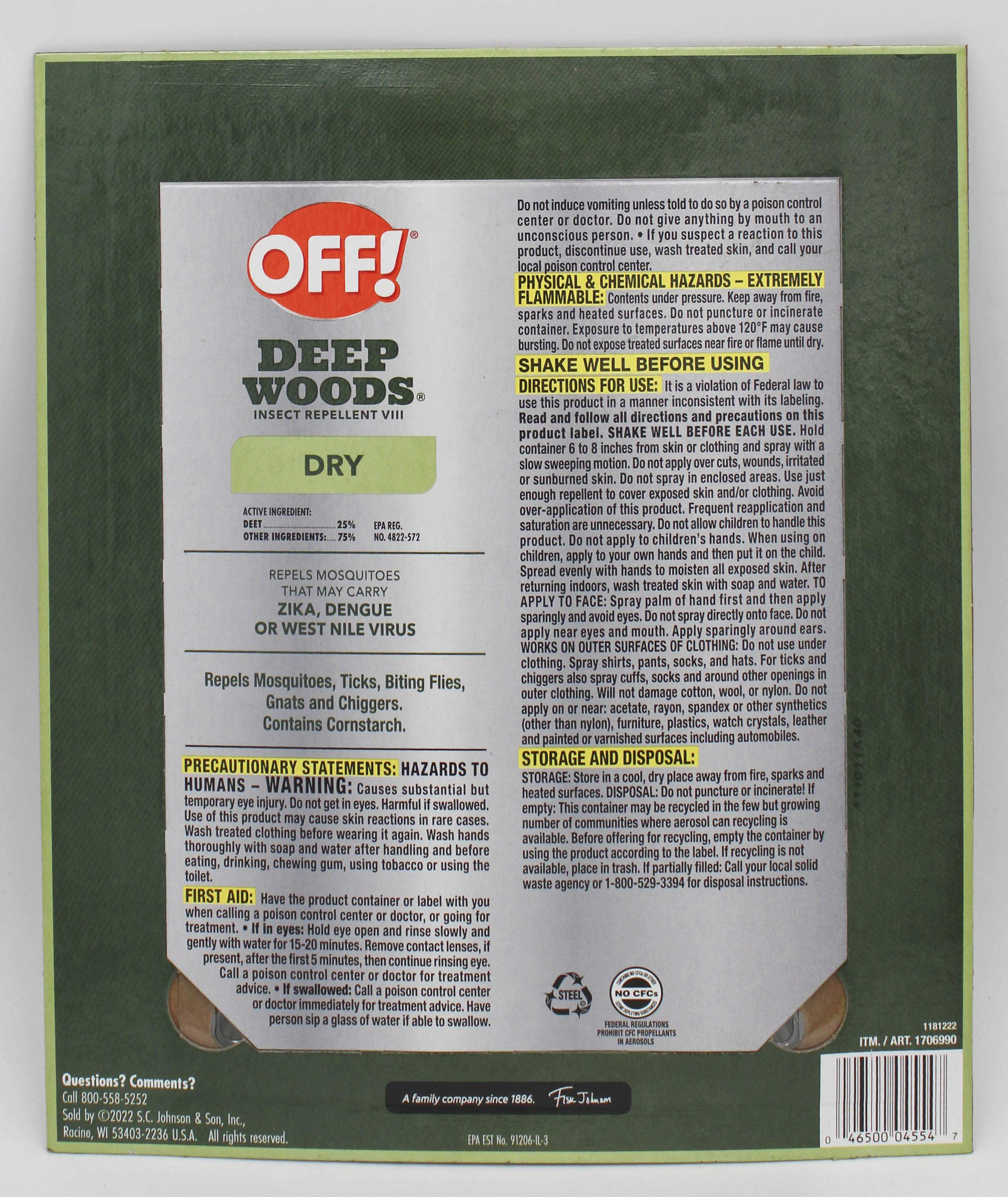 OFF DRY WOODS 6oz + 4oz DISPLAY US