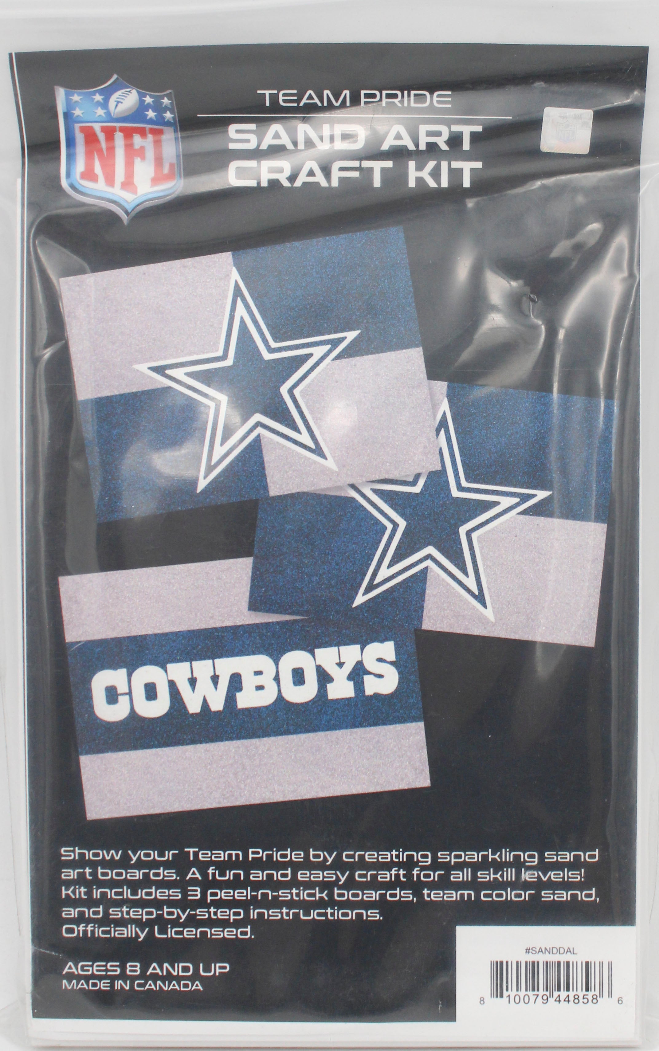 NFL DALLAS COWBOYS SAND ART CRAFT KIT