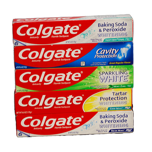 COLGATE TOOTHPASTE MIXED DISPLAY 72CT 6OZ EXP 3/24 NI