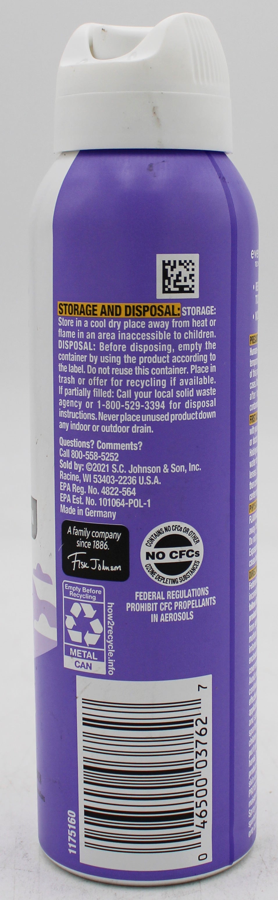 SP OFF CLEAN FEEL INSECT REPELLENT  5oz FRAGRANCE FREE