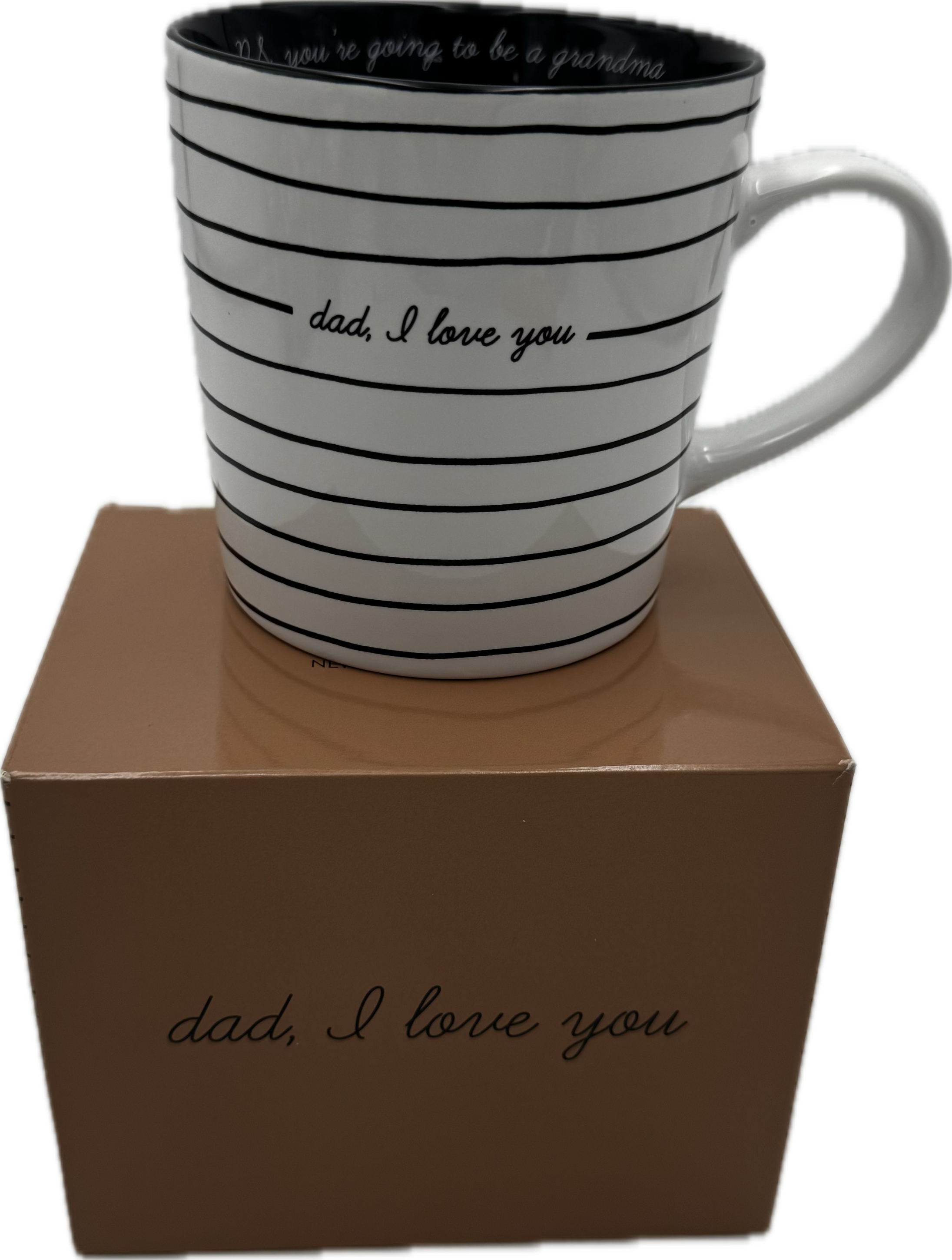 DAD, I LOVE YOU MUG 18OZ (ERROR) you are going to be a Grandma.