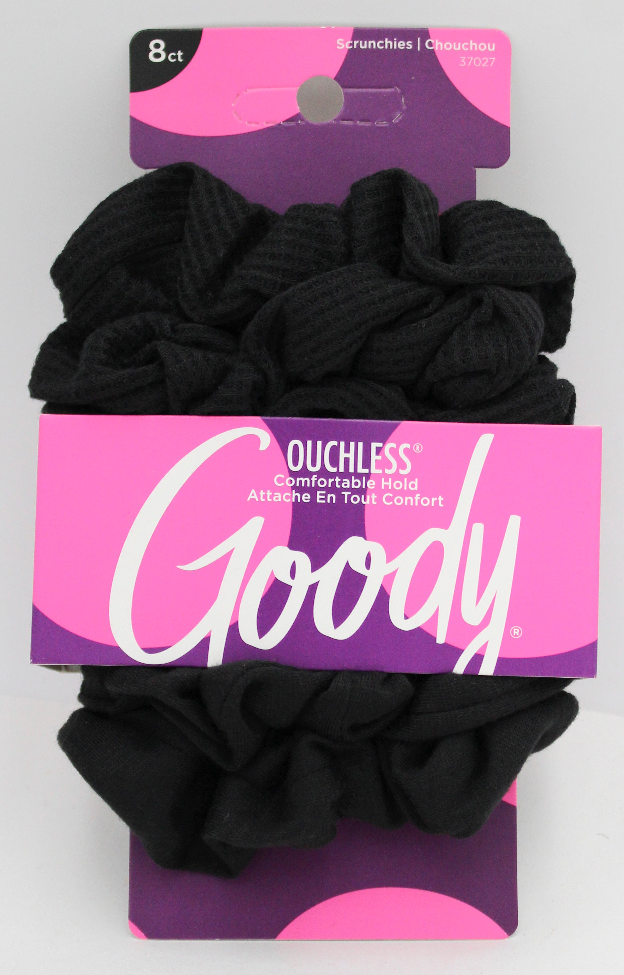 GOODY SCRUNCHIES BLACK 8ct NI
