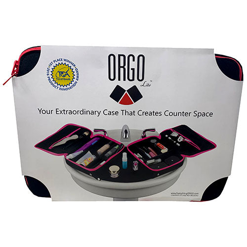 MAKEUP STORAGE ORGNZR CASE-BLK/PNK