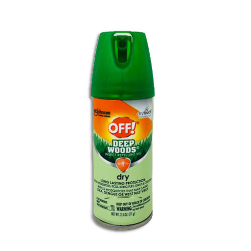 OFF! DEEP WOODS DRY AEROSOL SPRAY 2.5oz