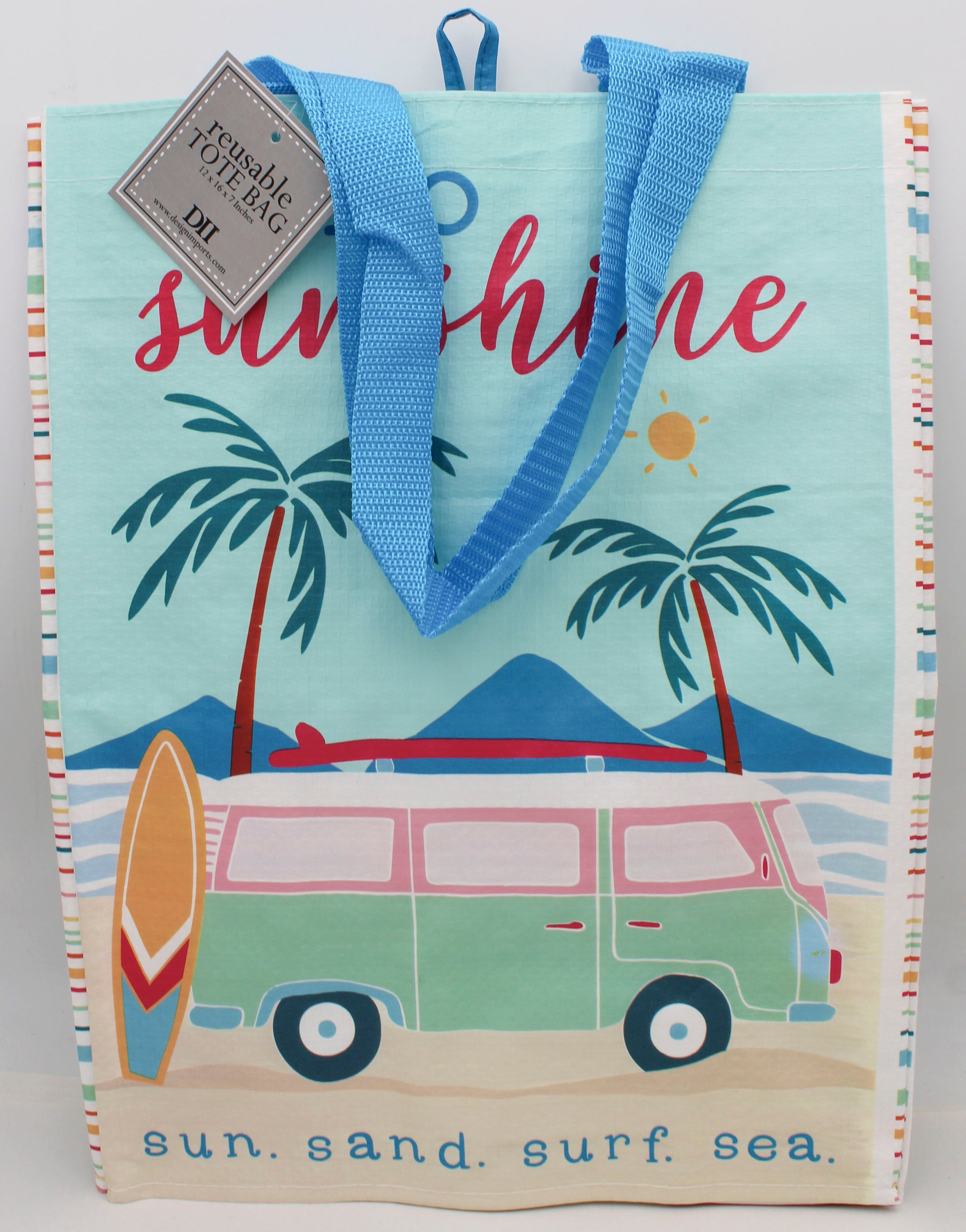 16''x12'' TOTE - BEACH BUS