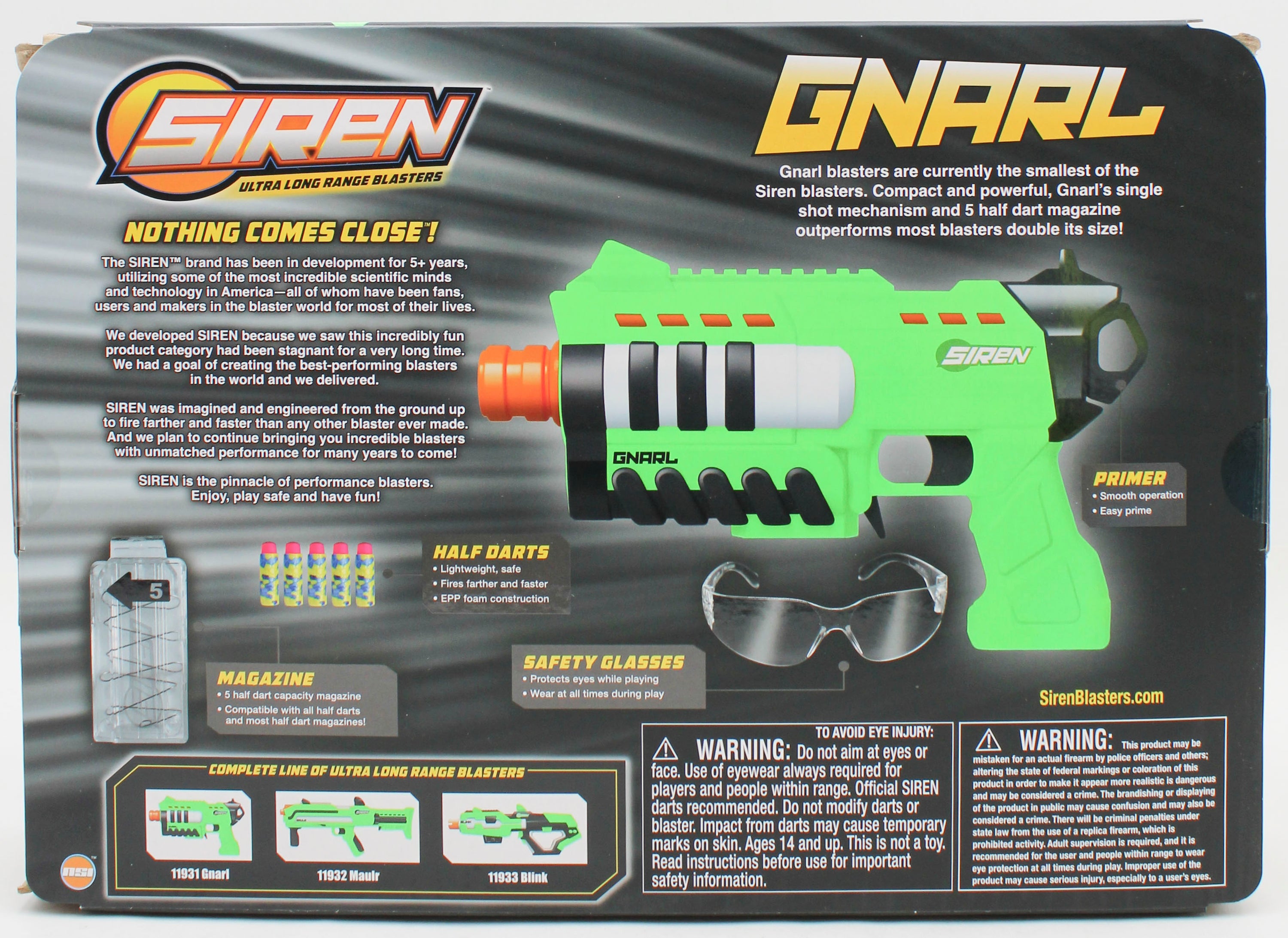 SIREN GNARL BOLT BLASTER