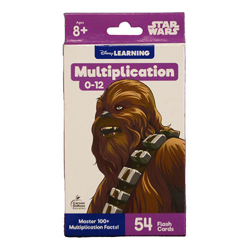 DISNEY LEARNING STAR WARS MULTIPLICATION 0-12 FLASH CARDS/54 CARDS AGES 8+