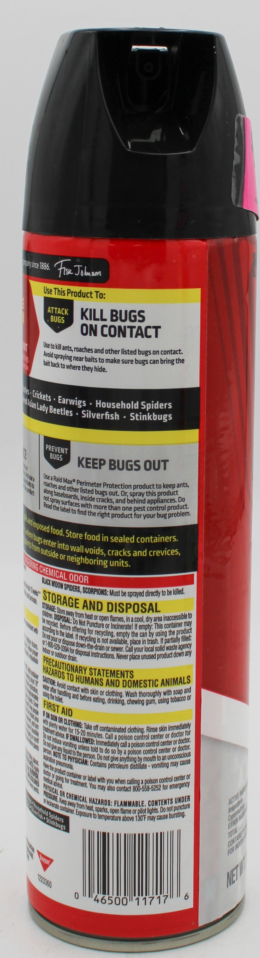 SP RAID ANT & ROACH 17.5oz KILLER-FRAGANCE FREE W/COUPON
