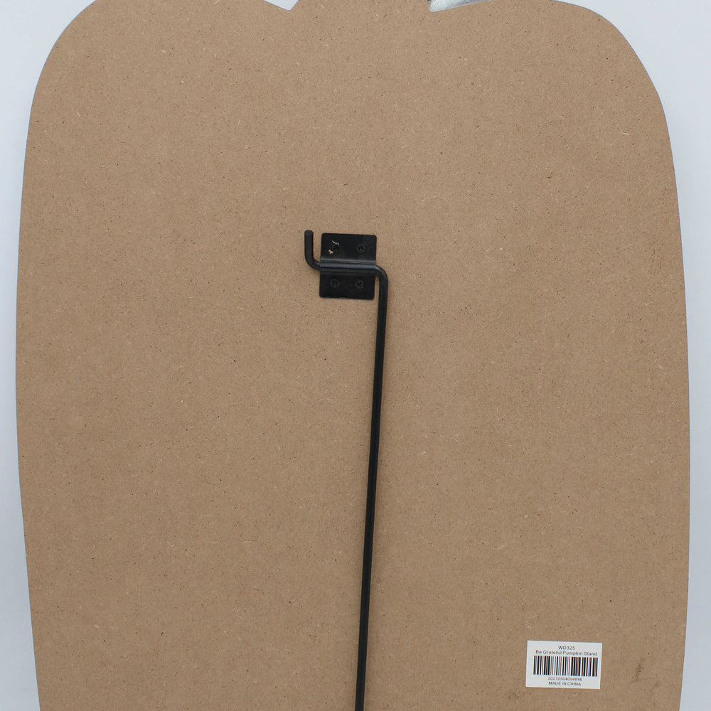 BE GRATEFUL PUMPKIN STAND 13.5"L x 21.25""H