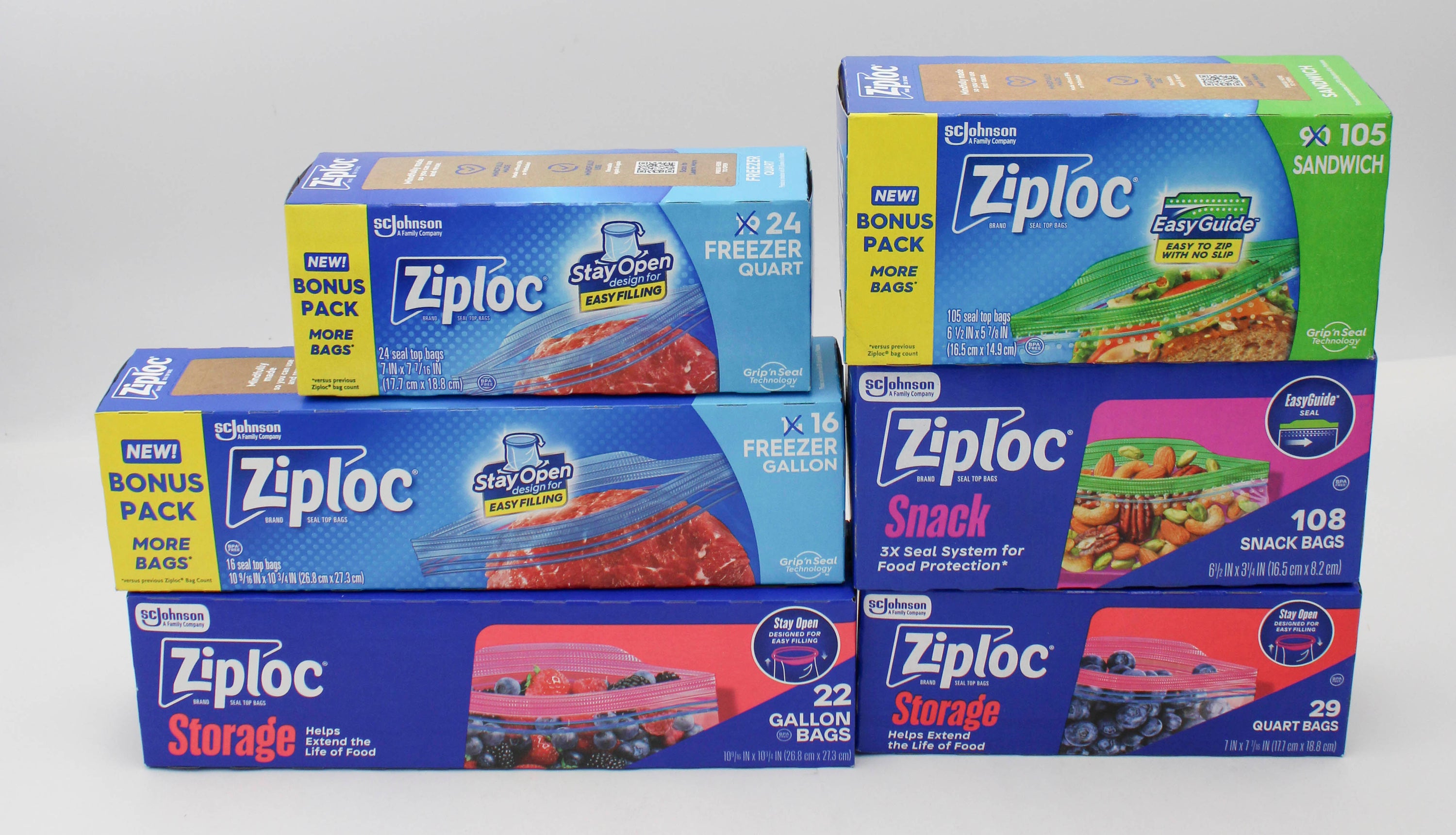 ZIPLOC BACK TO SCHOOL MIXED HALF PALLET
