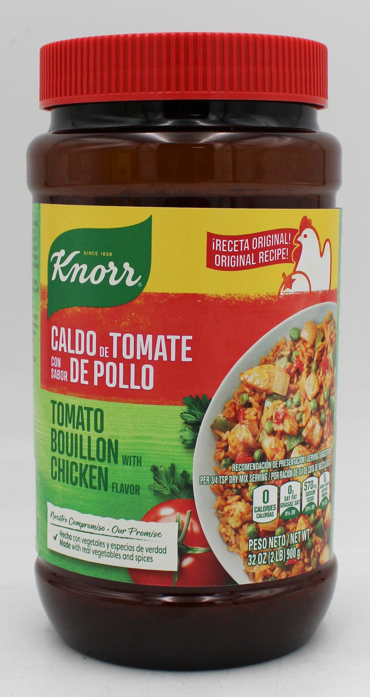 KNORR MEXICAN TOMATO & CHICKEN BOUILLON 32oz/2lbs EXP 11/3/26