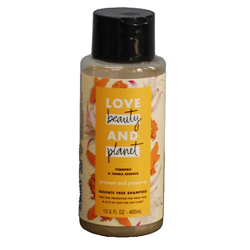LOVE BEAUTY & PLANET SHAMPOO 13.5OZ-TUMERIC&TONKA ESSENCE