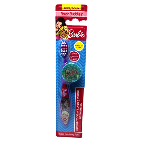 BARBIE T/BRUSH W/CAP 1CT-SOFT