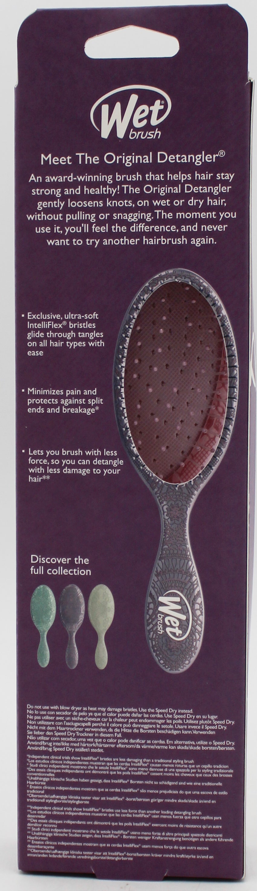 WET BRUSH ORIGINAL DETANGLER RECLAIMED ROMANCE PINK NI