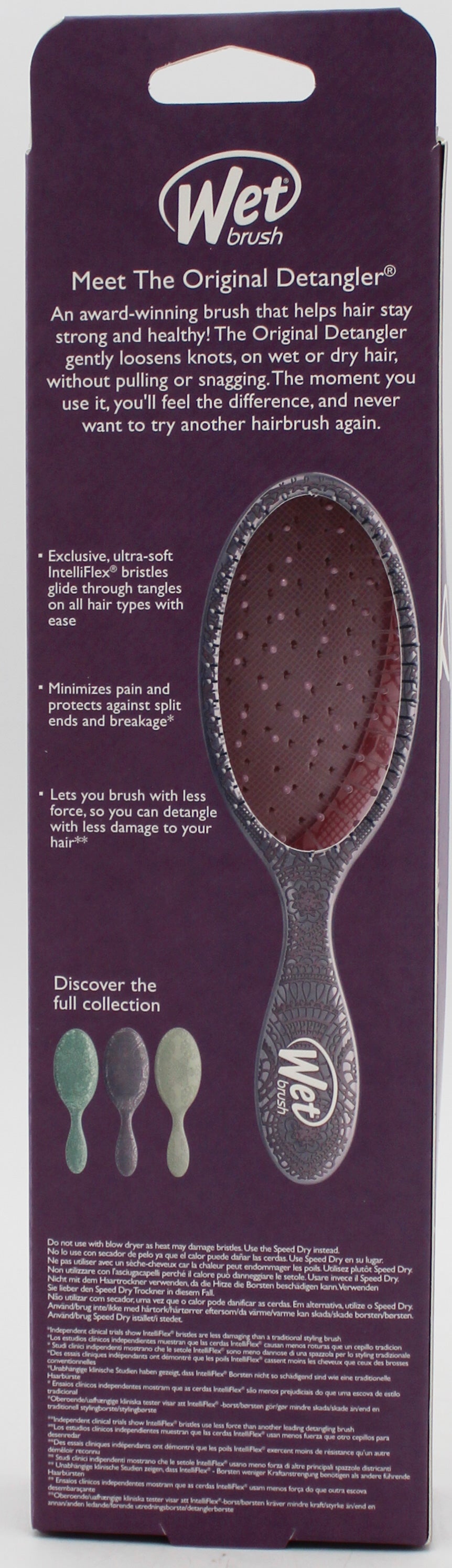 WET BRUSH ORIGINAL DETANGLER RECLAIMED ROMANCE PINK NI