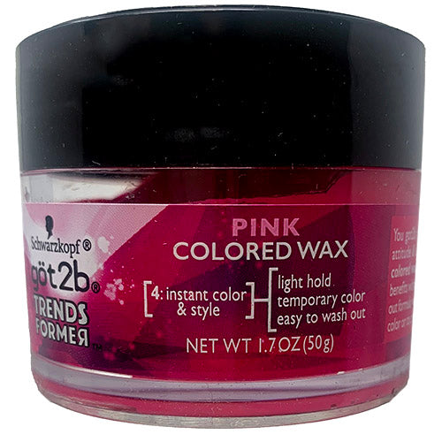 GOT2B COLORED HAIR WAX 1.7oz-PINK