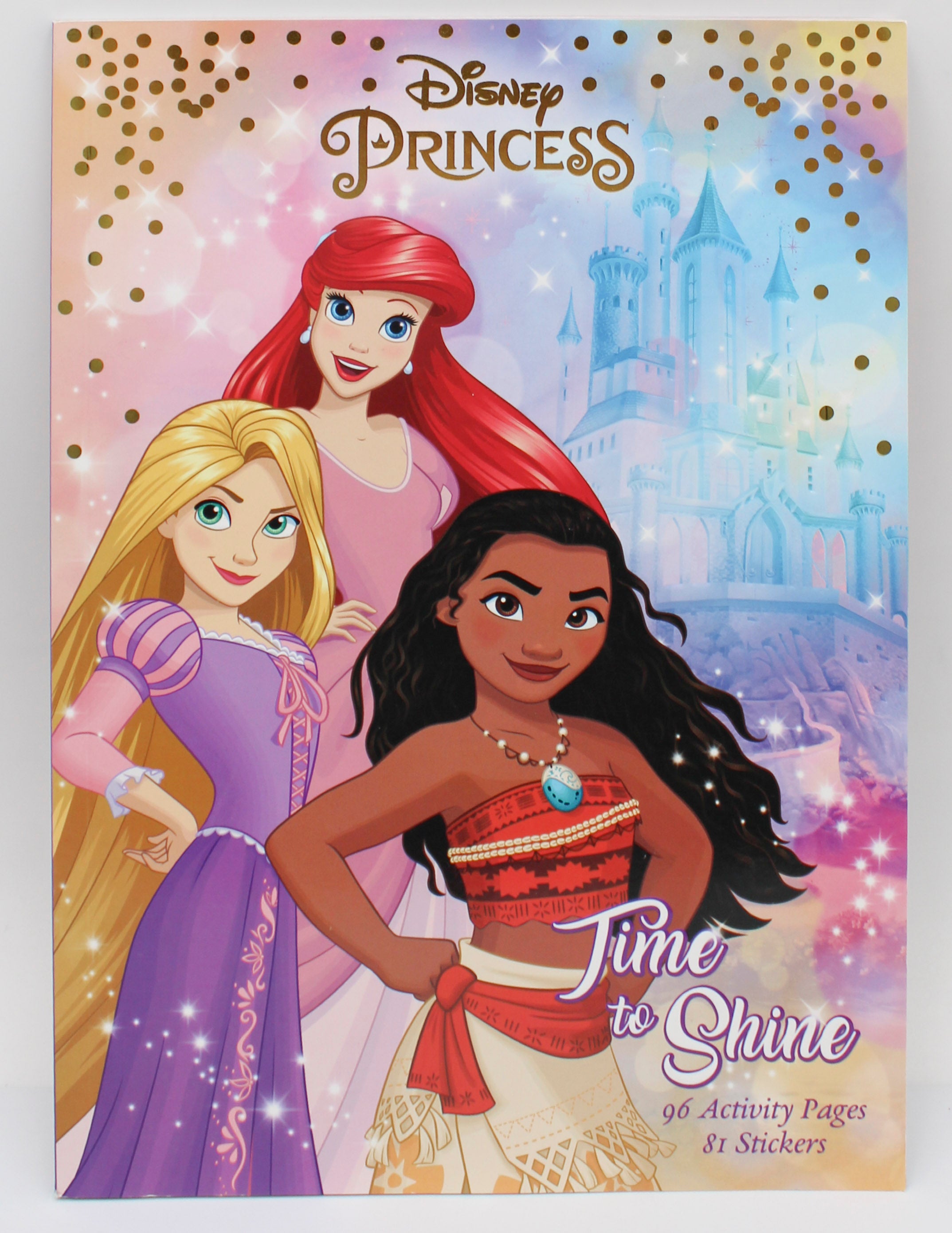 DISNEY PRINCESS TIME TO SHINE PAPERBACK BOOK 96pg