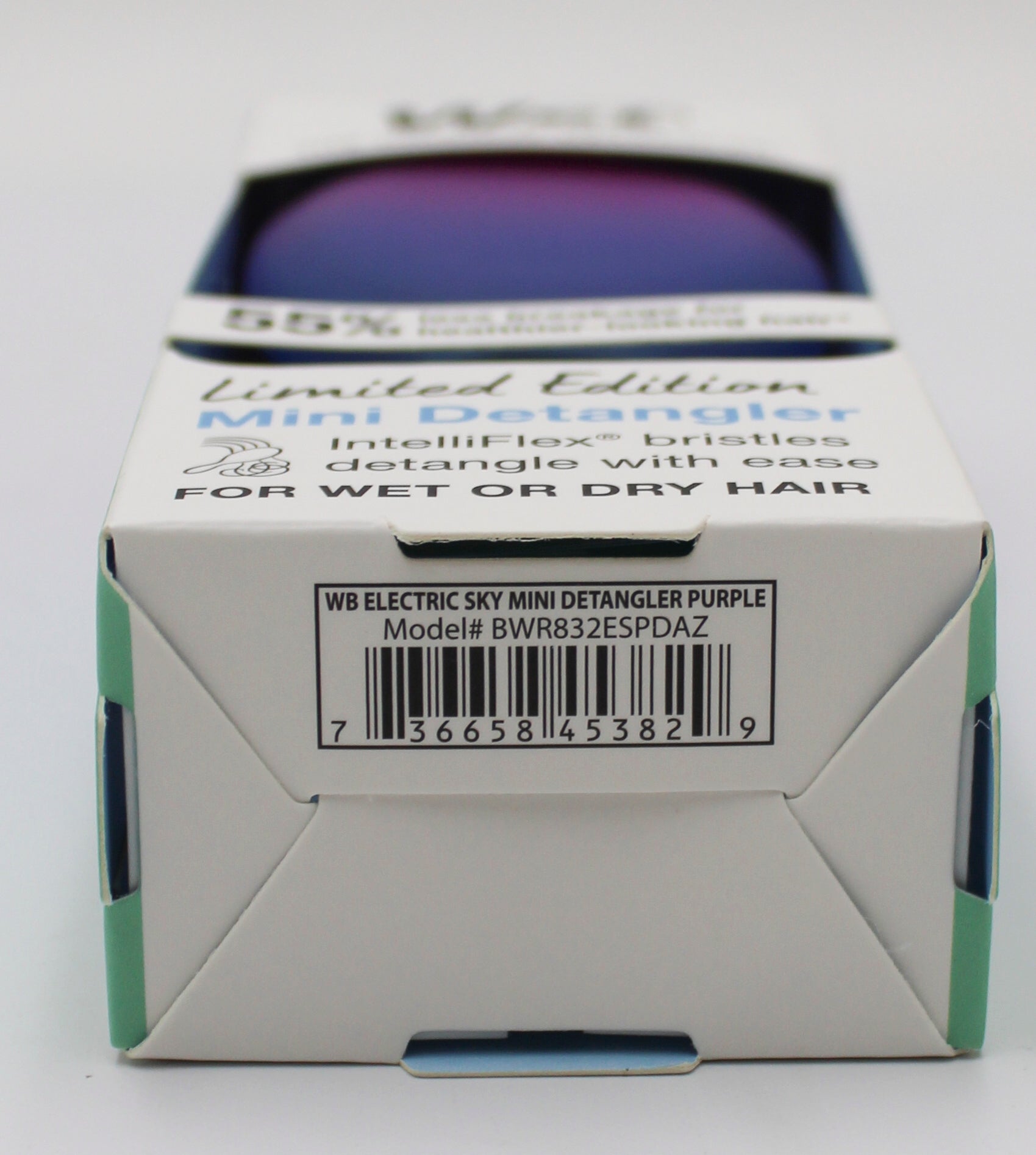 WET BRUSH ELECTRIC SKY MINI DETANGLER PURPLE NI