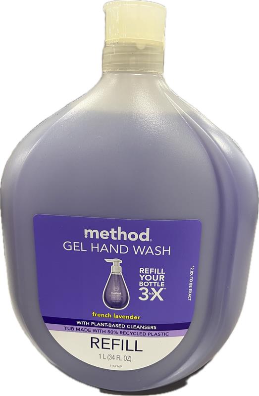 SP METHOD GEL HAND WASH REFILL FRENCH LAVENDER 34oz