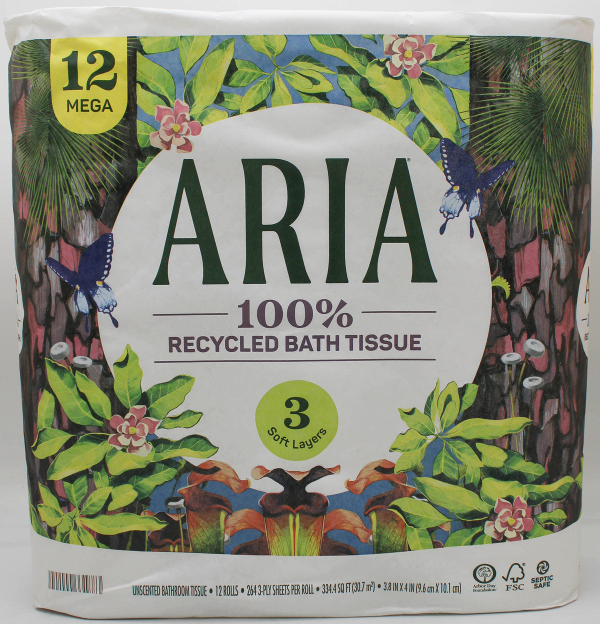 12 ARIA BY GEORGIA PACIFIC MEGA ROLL TOILET PAPER