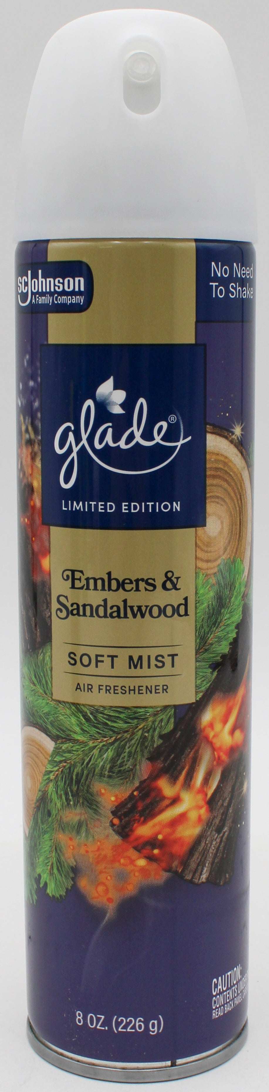GLADE AEROSOL SPRAY EMBERS & SANDALWOOD 8.0oz US
