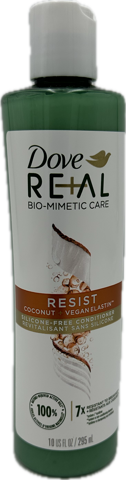 DOVE REAL CONDITIONER 10oz COCONUT RESIST