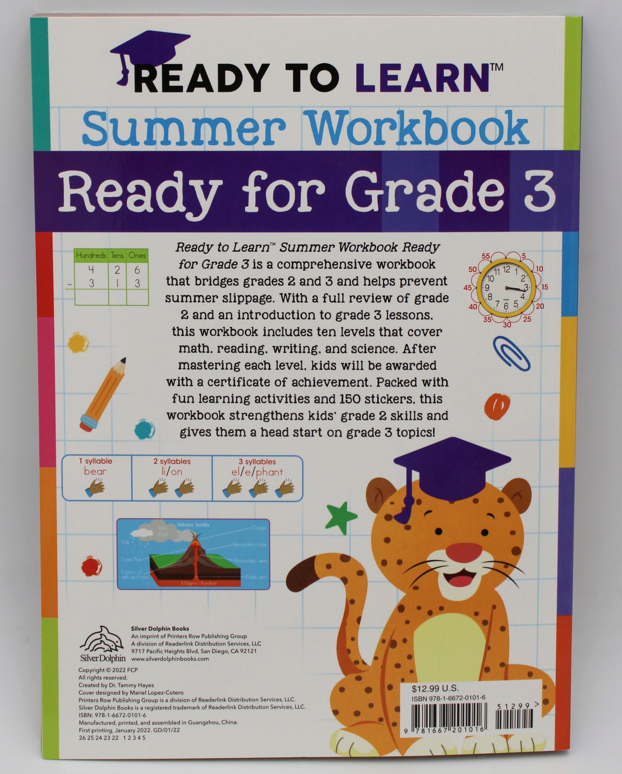 READY TO LEARN: SUMMER WORKBOOK: READY FOR GRADE 3 160PG PP $12.99