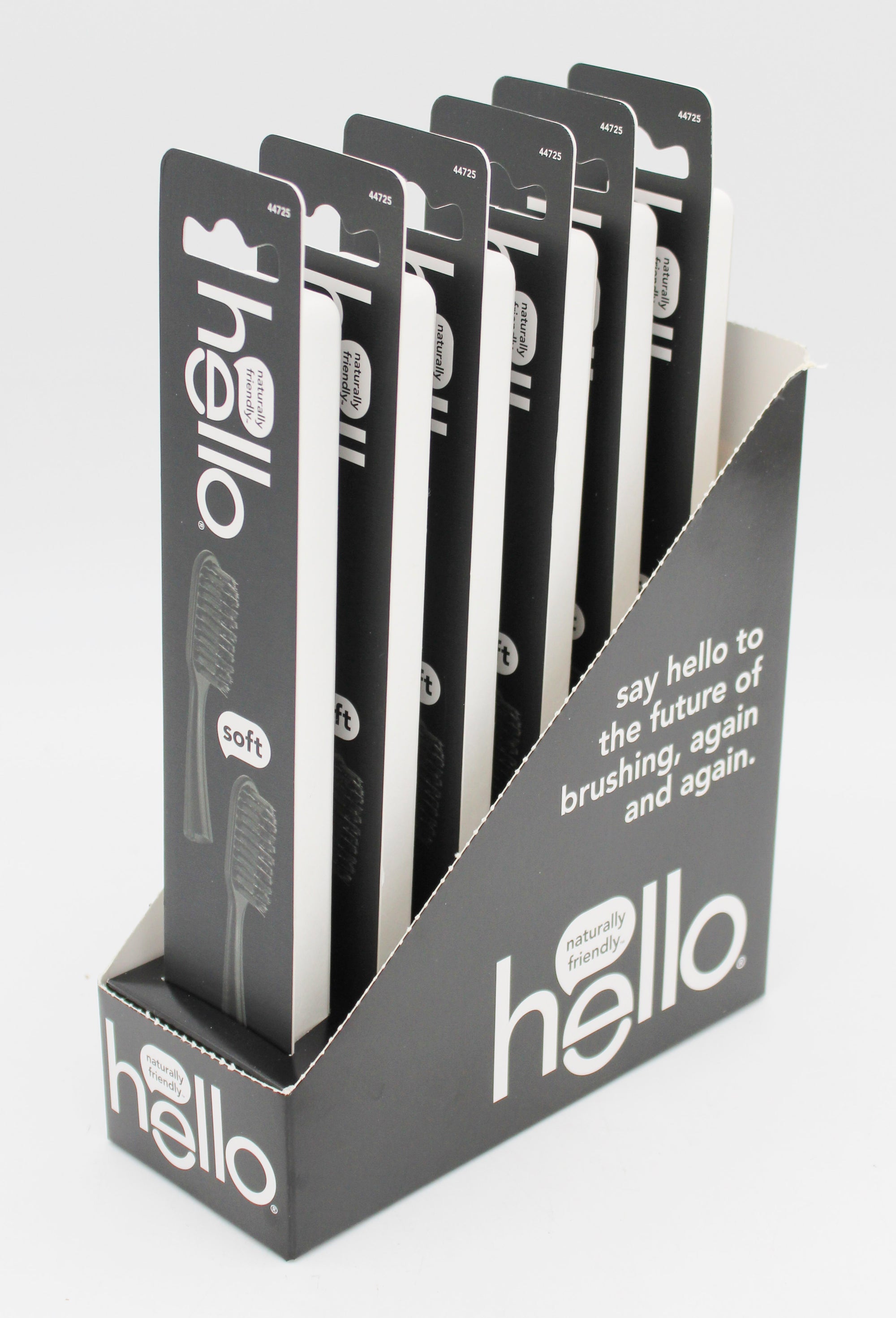 HELLO TOOTHBRUSH REFILLS BLACK CHARCOAL 2ct NI
