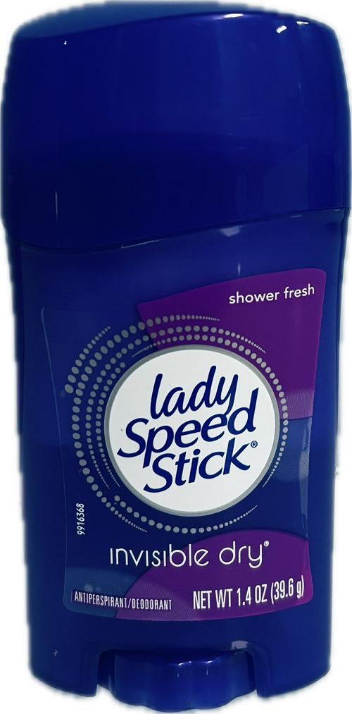 LADY SPEED STICK ANTIPERSPIRANT INVISIBLE DRY 1.4oz SHOWER FRESH EXP 01/30/26 NI