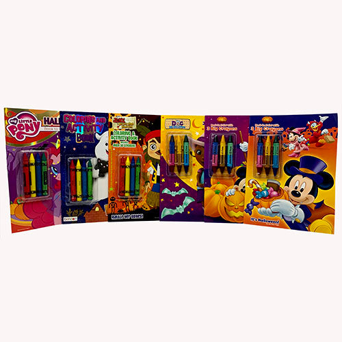 SP BOOKS TO COLOR W/ CRAYONS-ASST