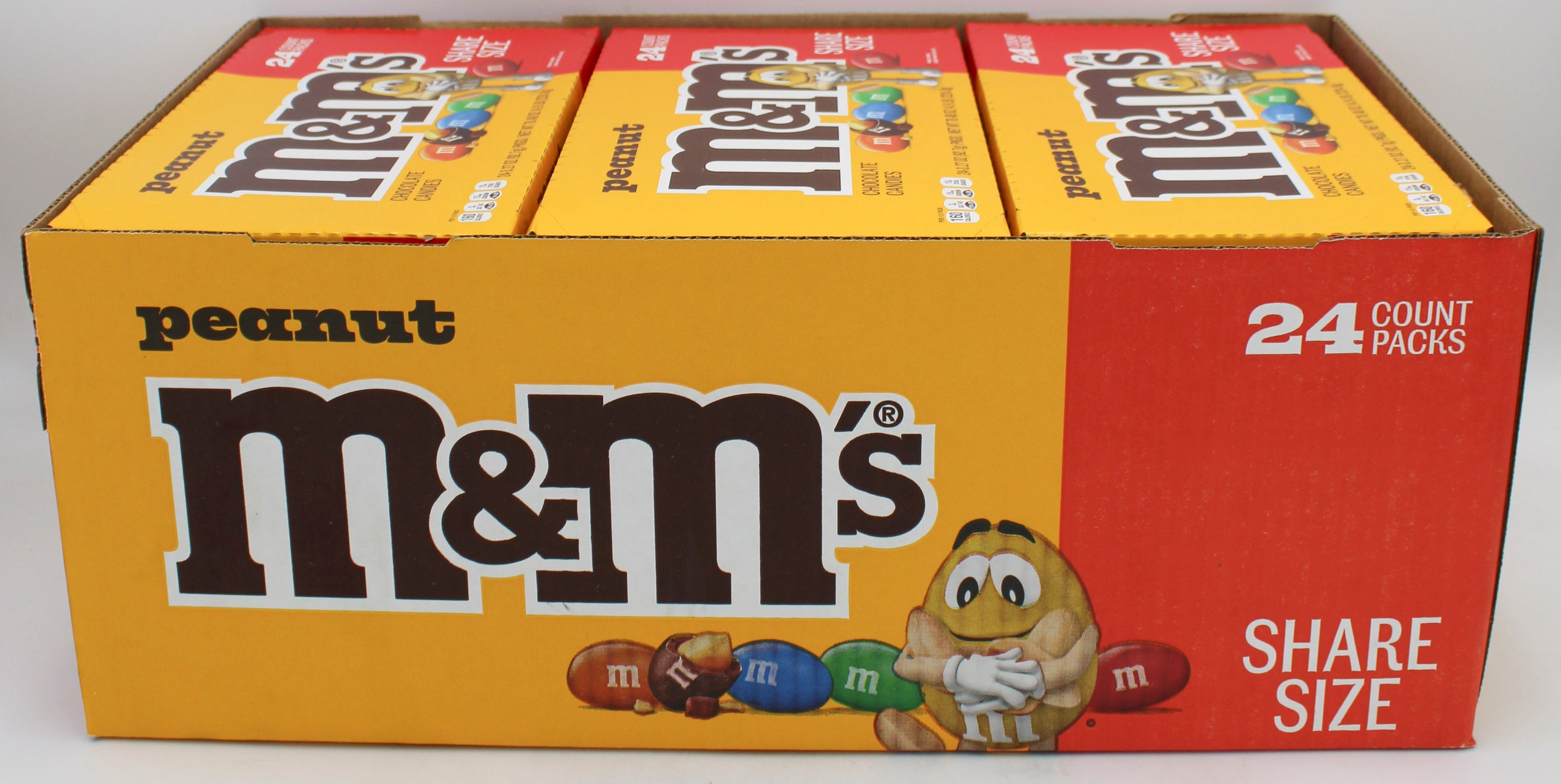 M&Ms PEANUT 3.27 Oz Milk Chocolate Share Size BB 7/1/2026
