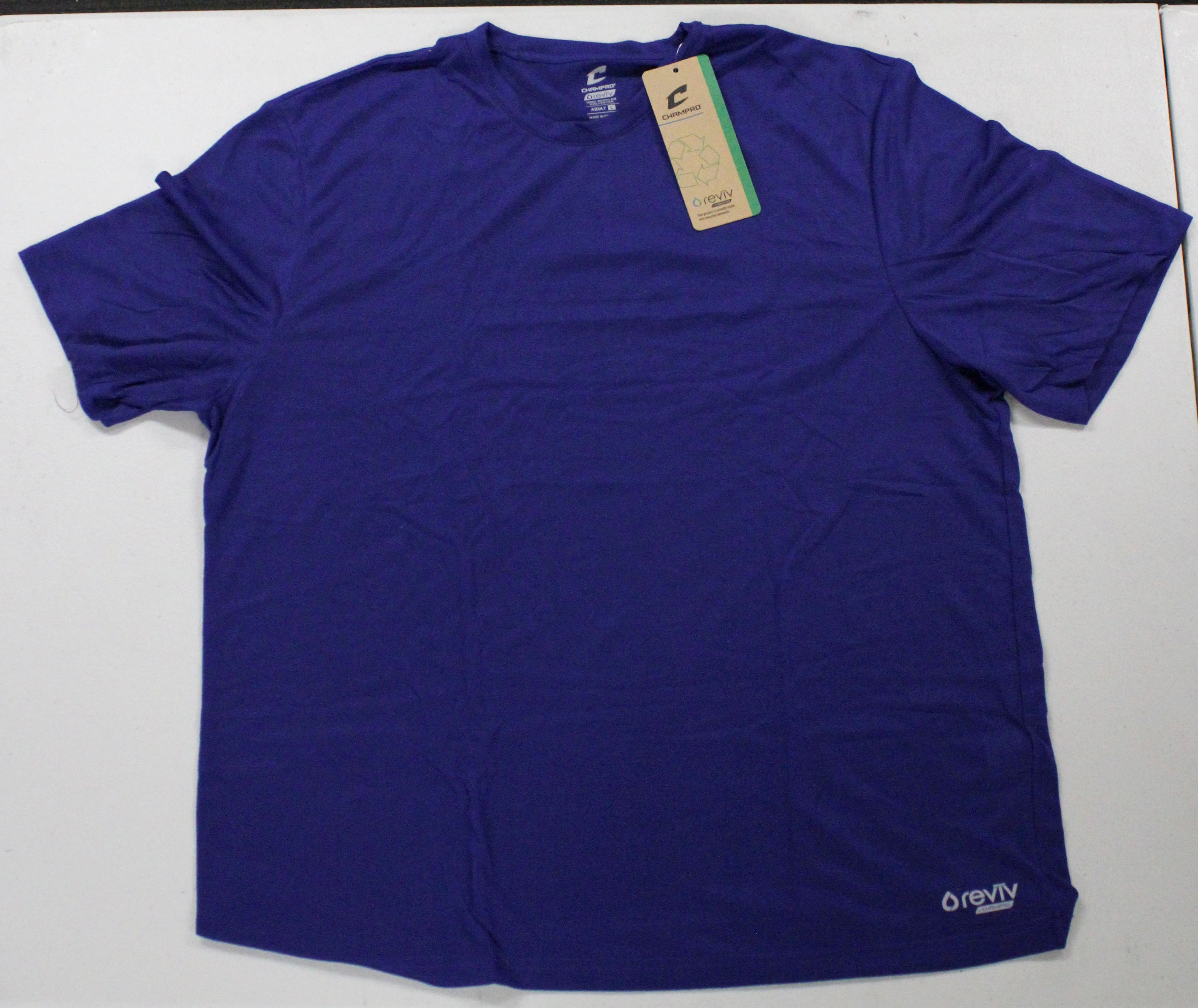 Adult T-Shirt Purple Large | Wholesale Soft Goods