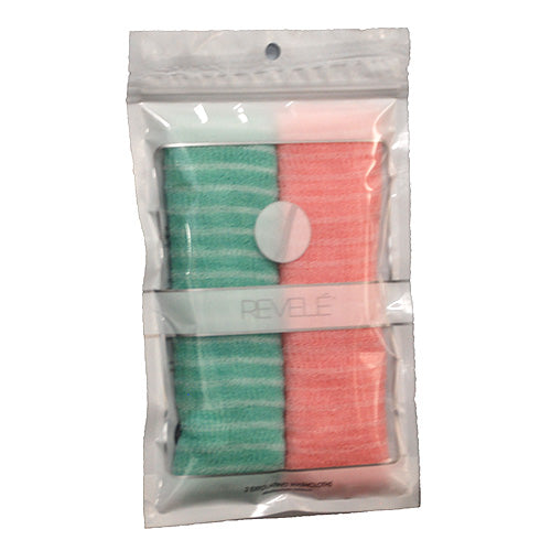 REVELE EXFOLIATING WASHCLOTHS 2PK NI
