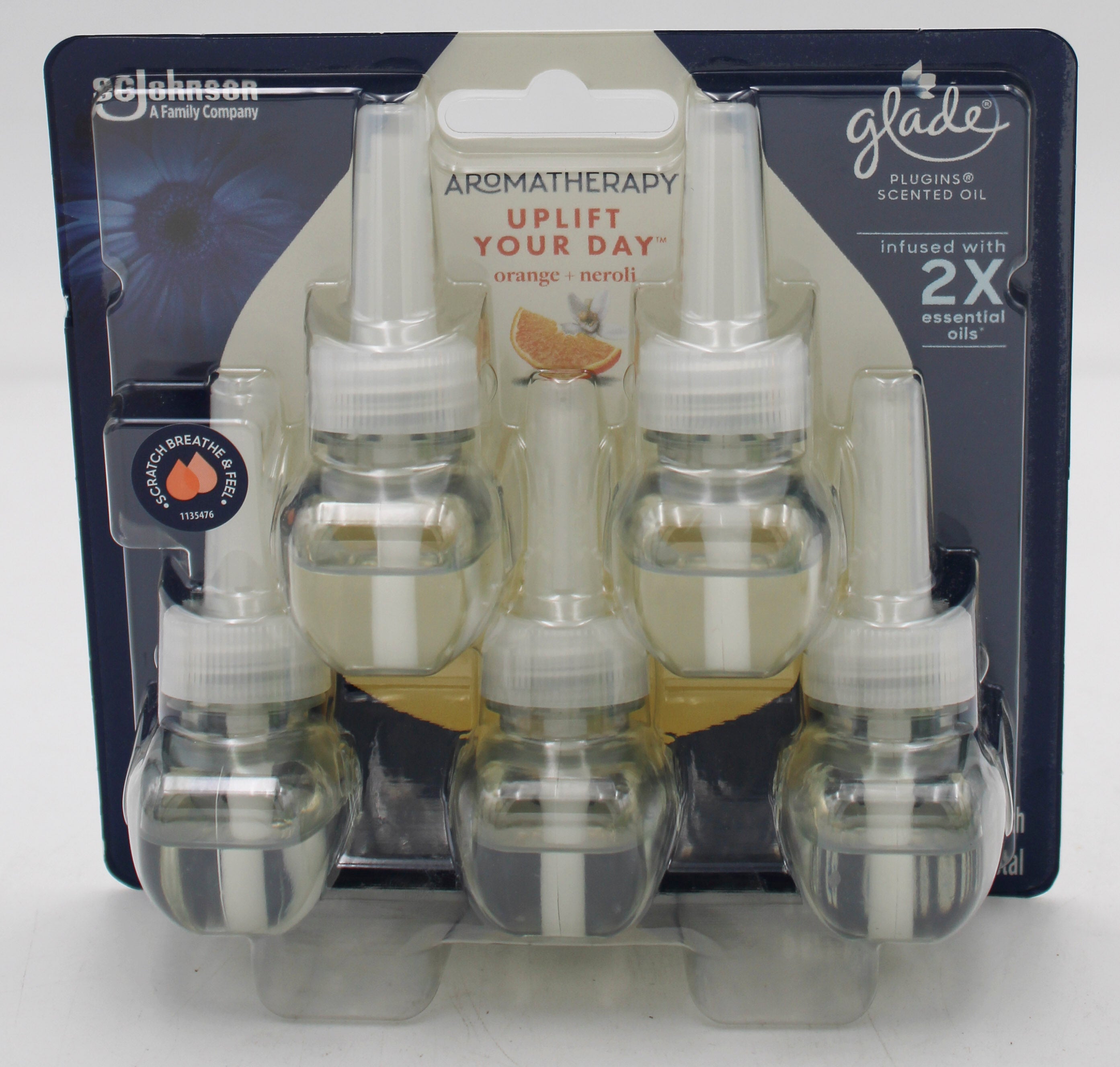 SP GLADE PLUG IN SCENTED OIL 5ct 0.67floz UPLIFT YOUR DAY  USA