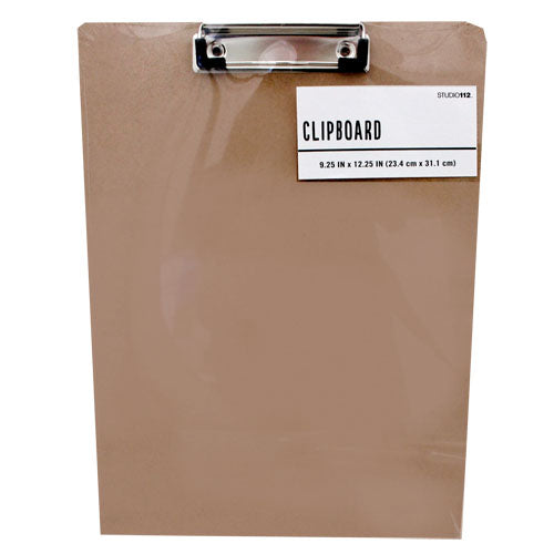 CLIPBOARD 9.25X12.25"-NATURAL