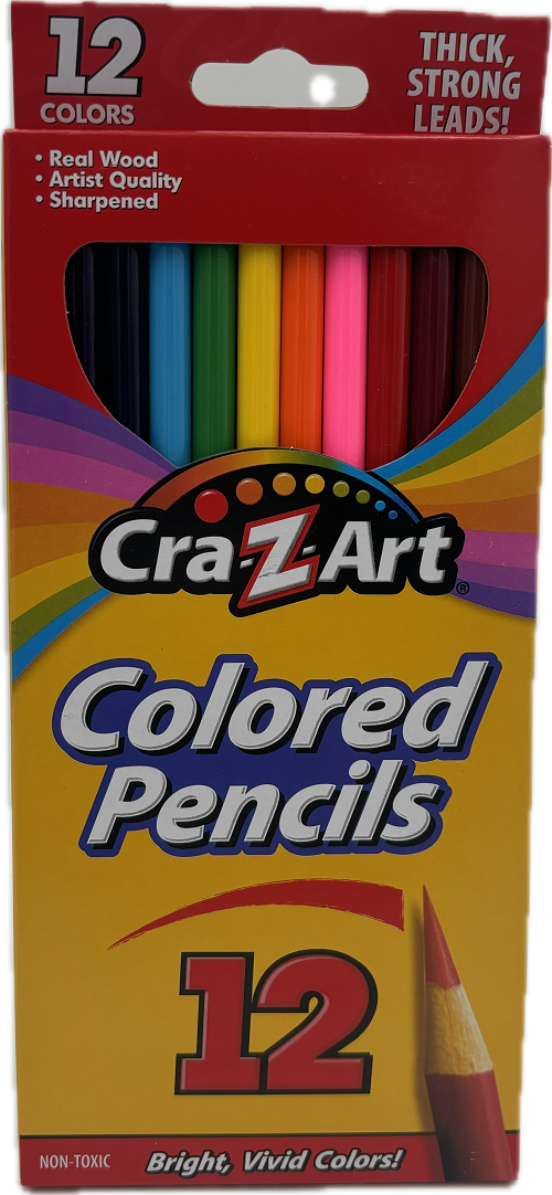 CRA-Z-ART COLORED PENCILS 12ct
