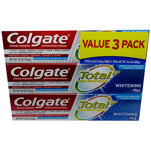 COLGATE T/PSTE 4.8oz/3PK(11/22)WHTN/NI