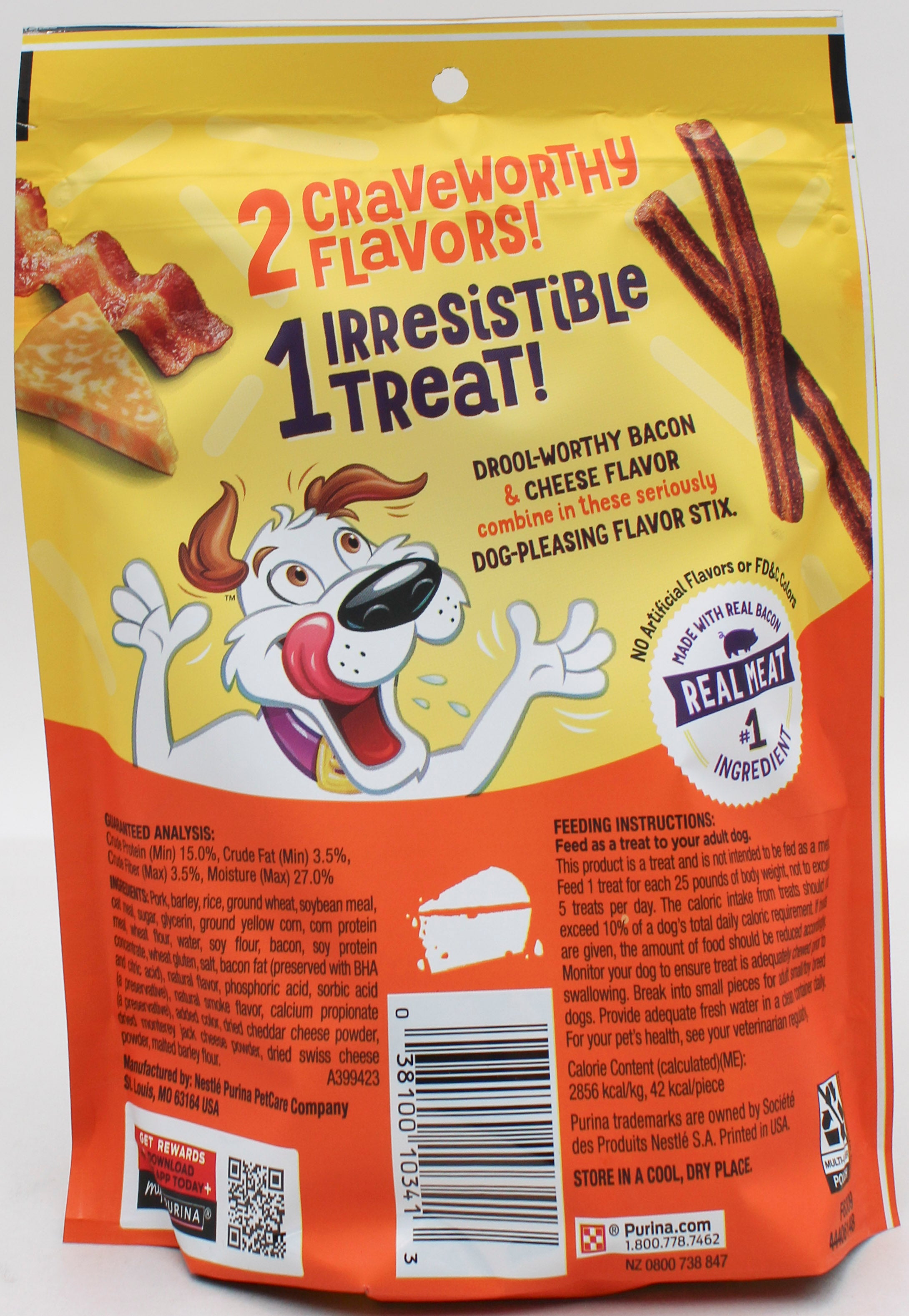 PURINA BEGGIN FLAVOR BACON CHEDDAR 8oz BB 02.28.2027 NI