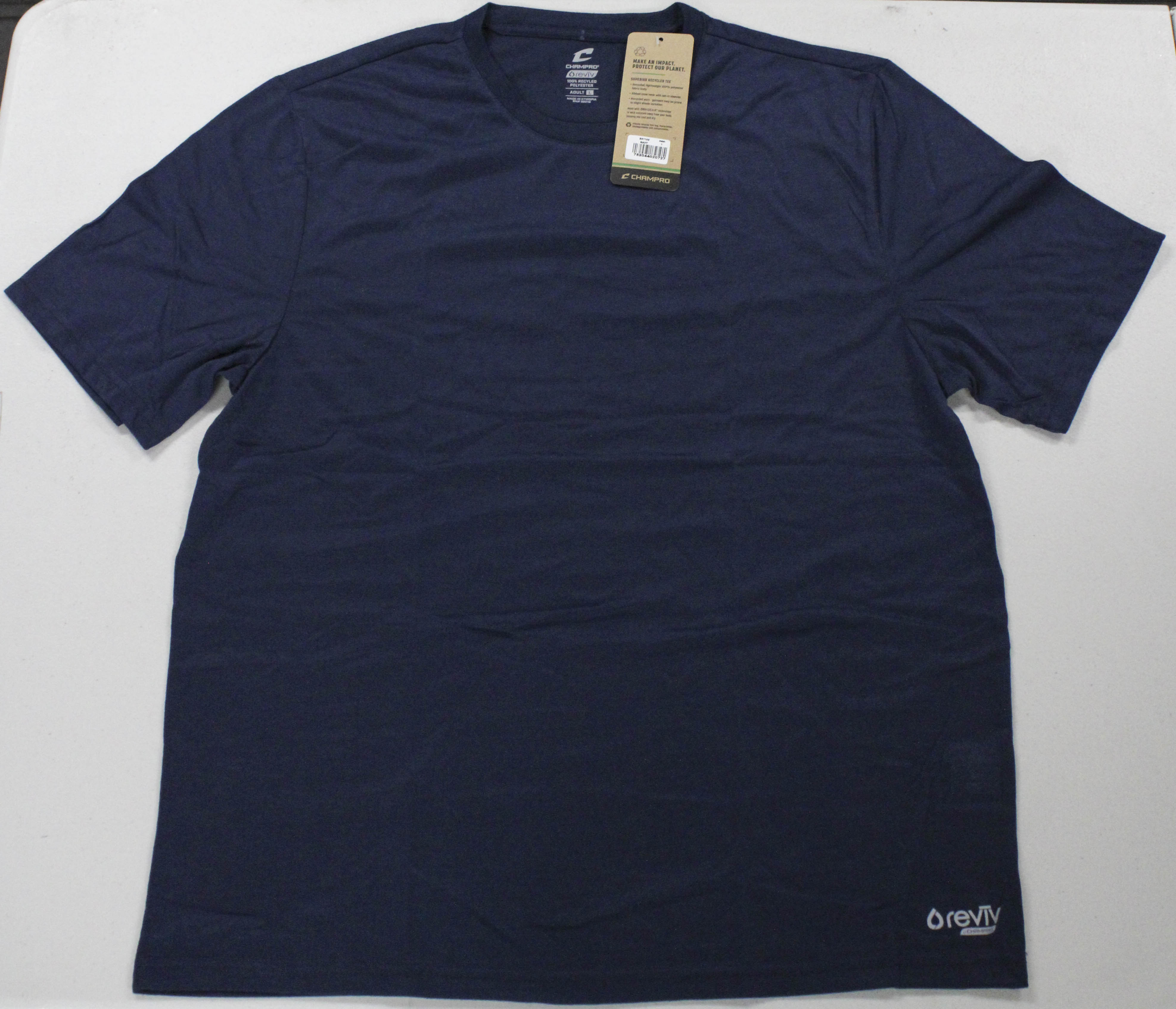 T-SHIRT - ADULT - NAVY- L
