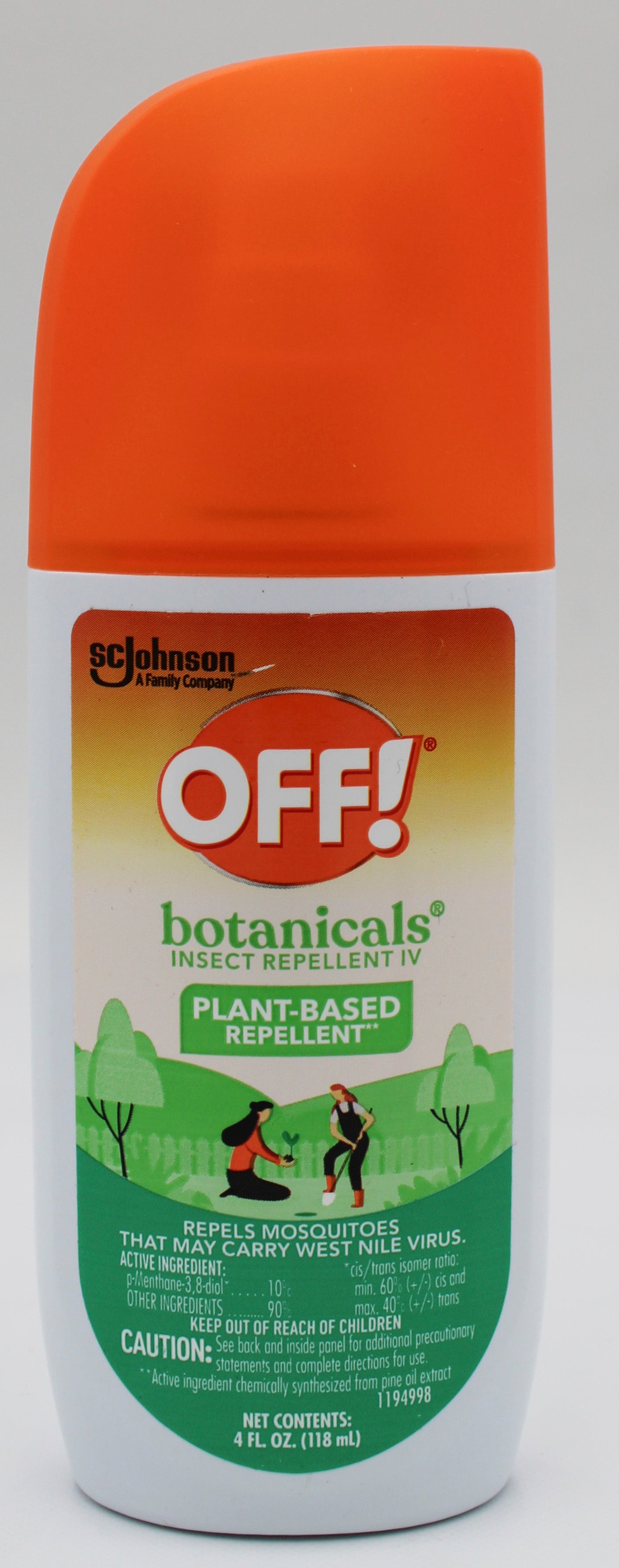 SP  OFF BOTANICALS INSECT REPELLENT PLANT-BASED 4oz
