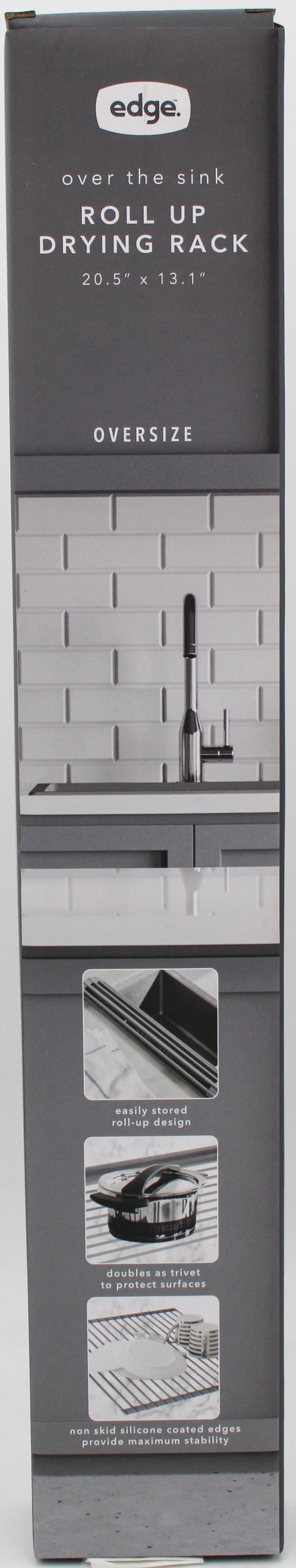 OVERSIZED OVER THE SINK ROLL UP DRYING RACK - 20.5X13.1INCH.