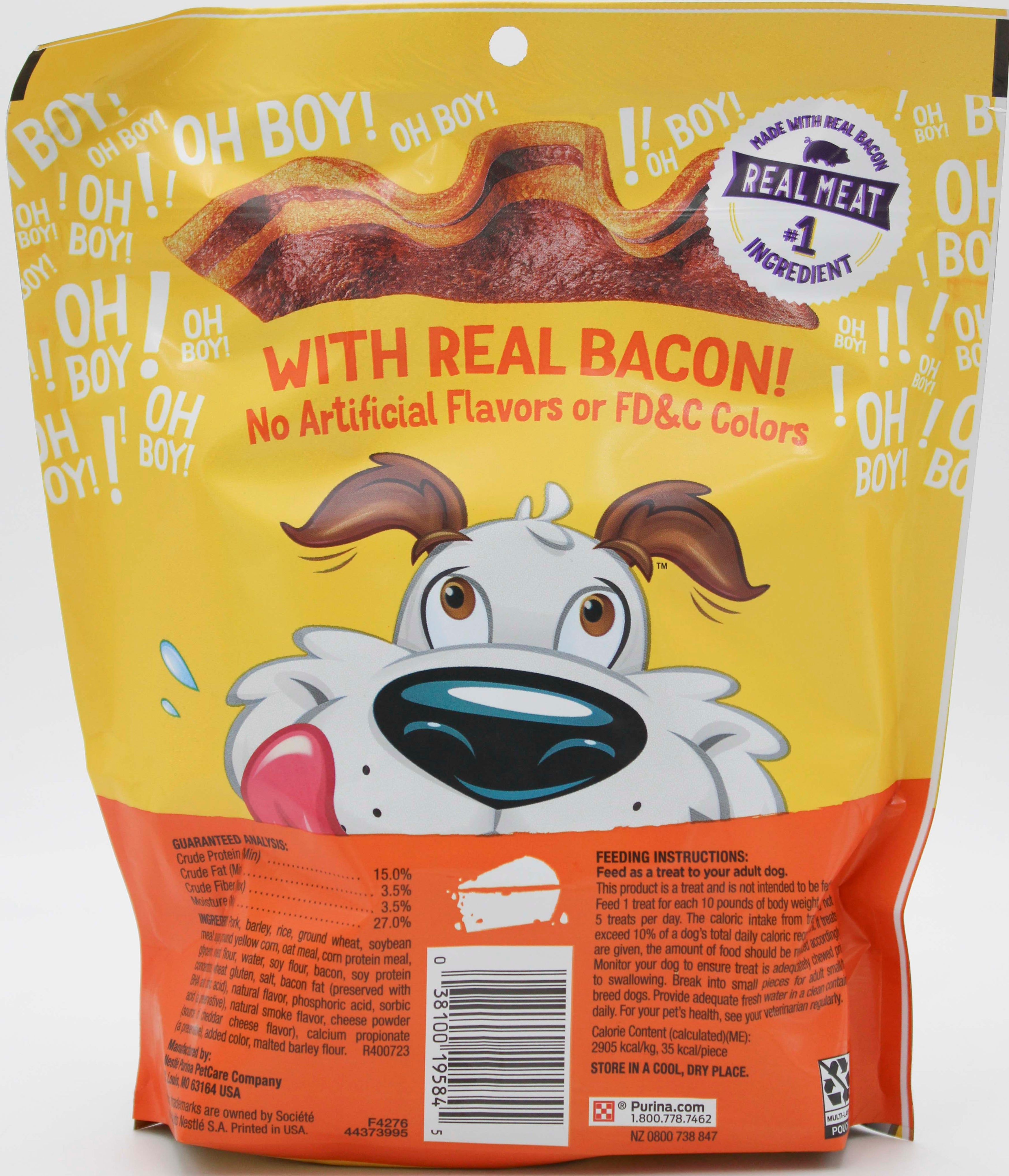 PURINA BEGGIN' BACON & CHEESE DOG TREATS 8oz. Exp 12/31/2025 NI