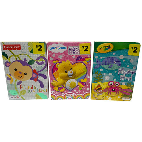 BENDON BOARD BOOK($2)3 TITLES ASST