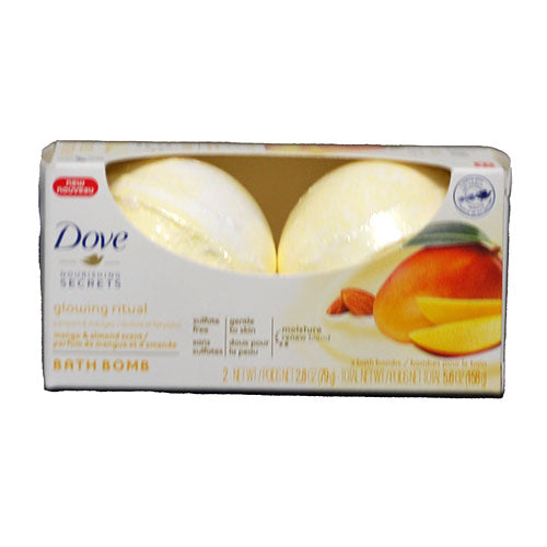 DOVE NOURISHING SECRETS BATH BOMB 2PK MANGO&ALMOND EXP 12/24
