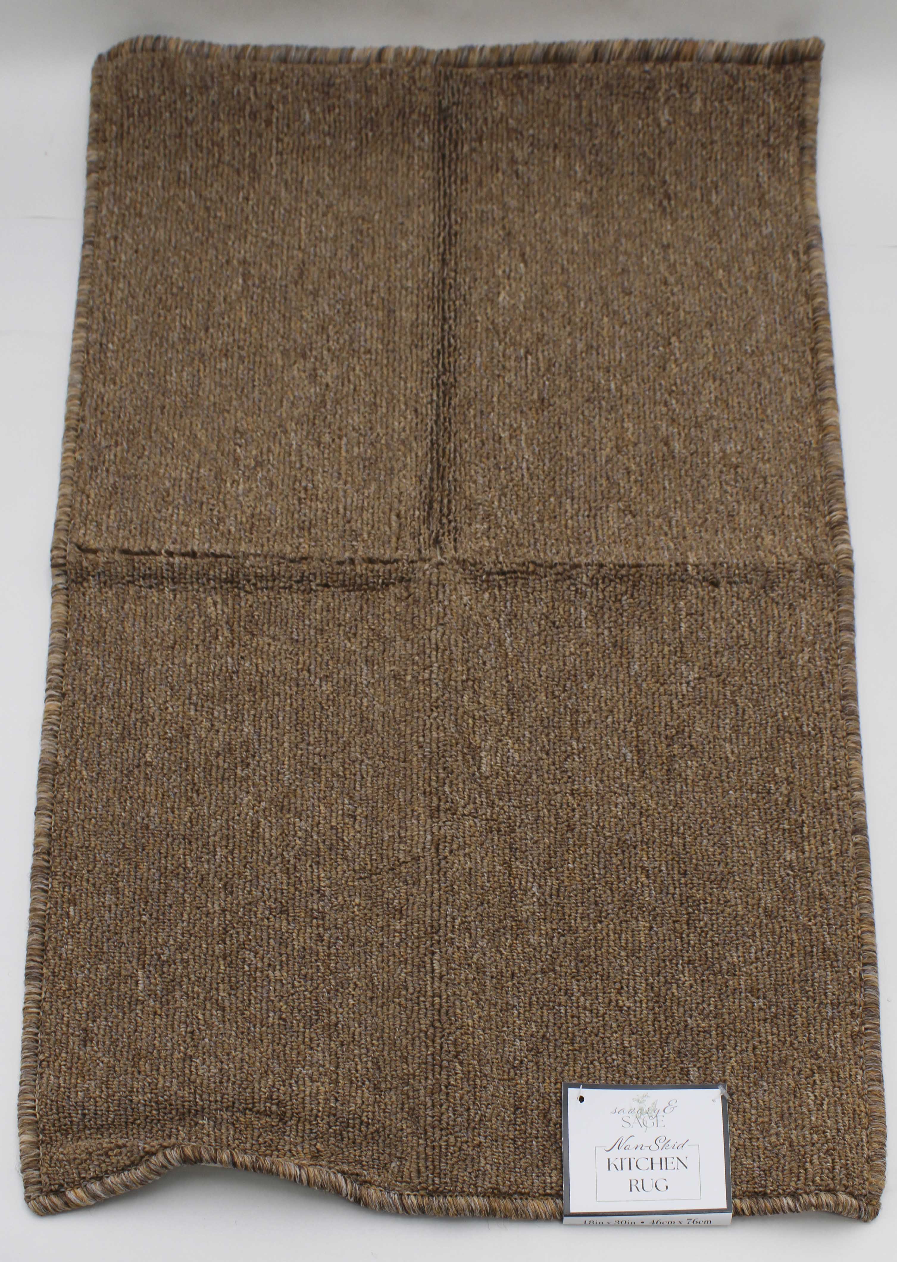 KITCHEN RUG TAN 18X30