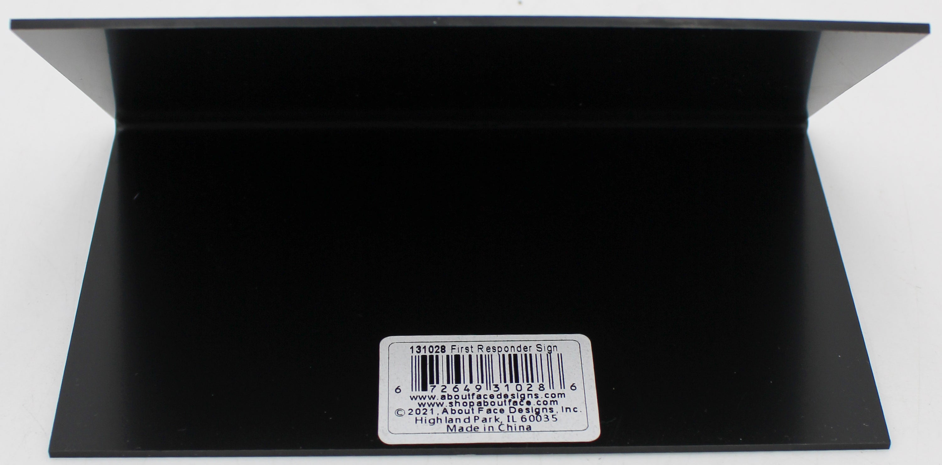 FIRST RESPONDER LARGE DESK SIGN