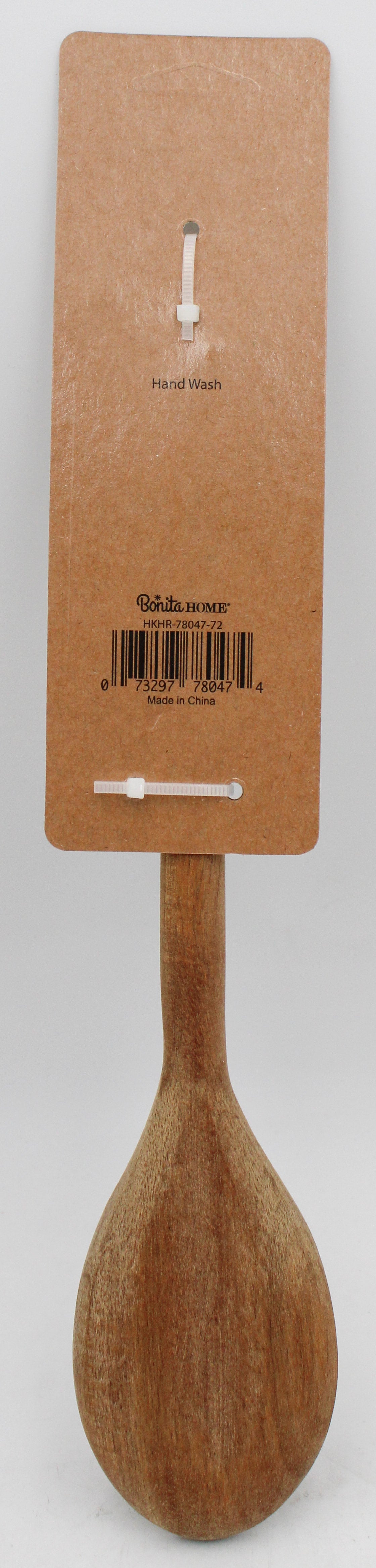 13in Acacia Spoon SS Handle