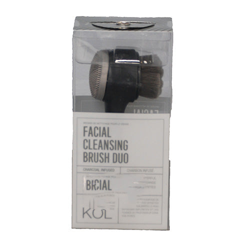 KOL EXFOLIATING & CLEANSING FACIAL BRUSH DUO NI