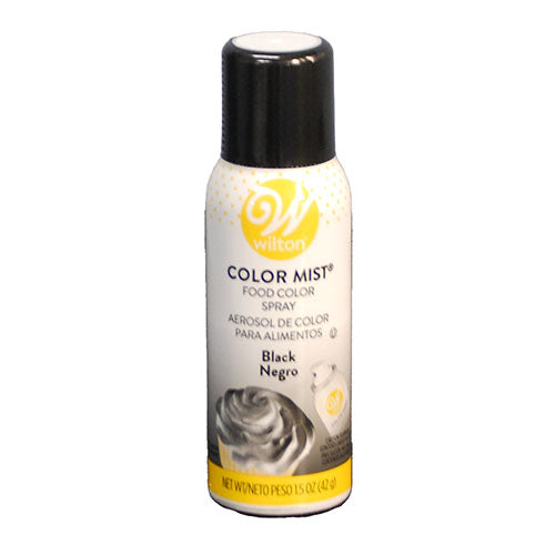 WILTON COLOR MIST BLACK 1.5 OZ BEST BY 12/4/23